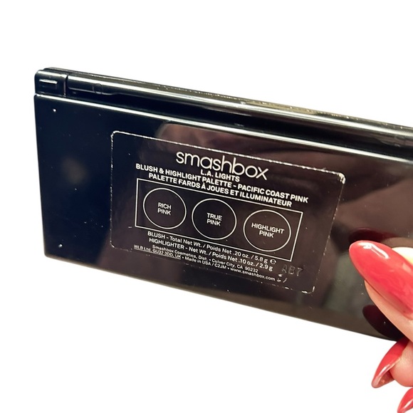 New Smashbox LA Lights Blush & highlight trio palette pacific coast pink - Picture 5 of 6
